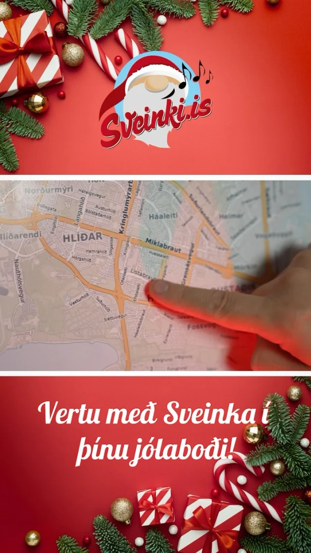 Verðum að muna öll þessi götuheiti 🎅🦌