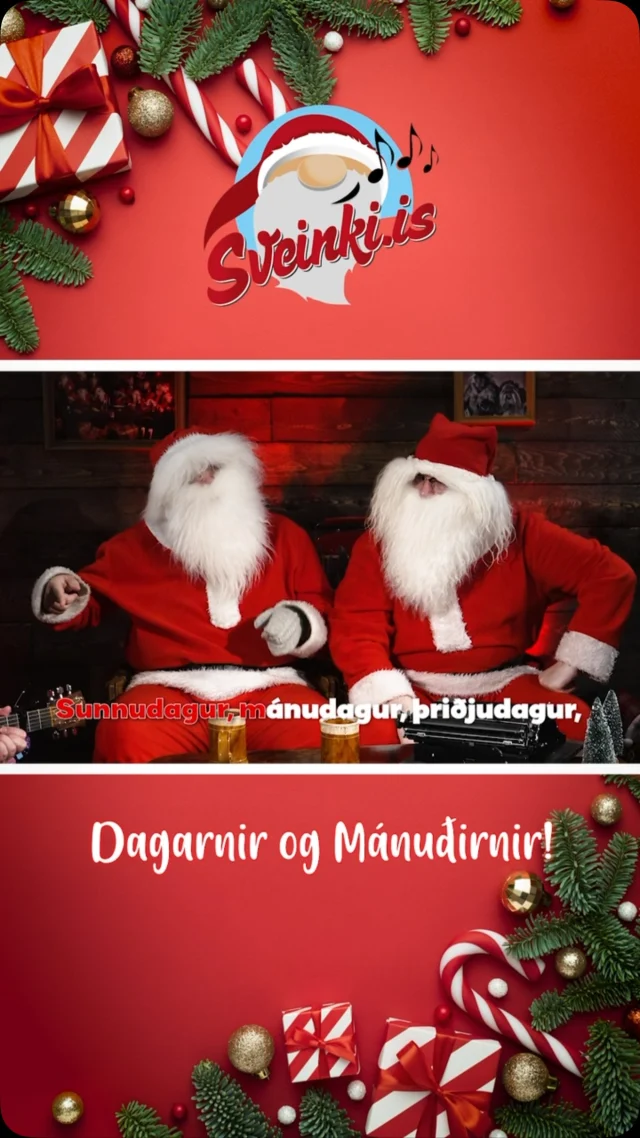Hvaða dagur er í dag?
Alltaf gaman að syngja um dagana og mánuðina! 🎅❄️